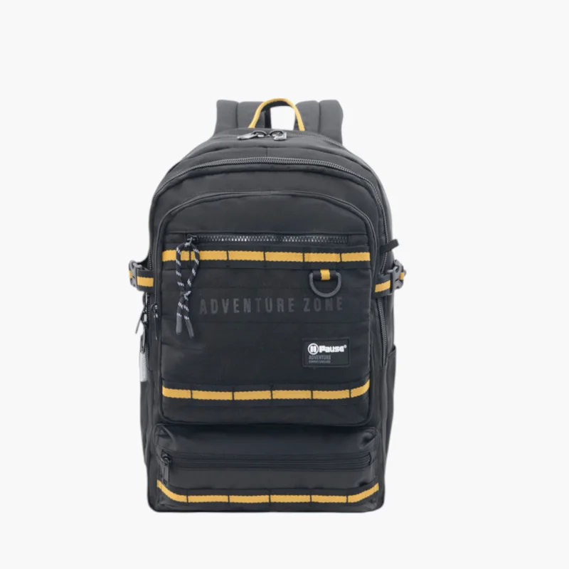 PAUSE Adventure Zone Black Backpack for Kids